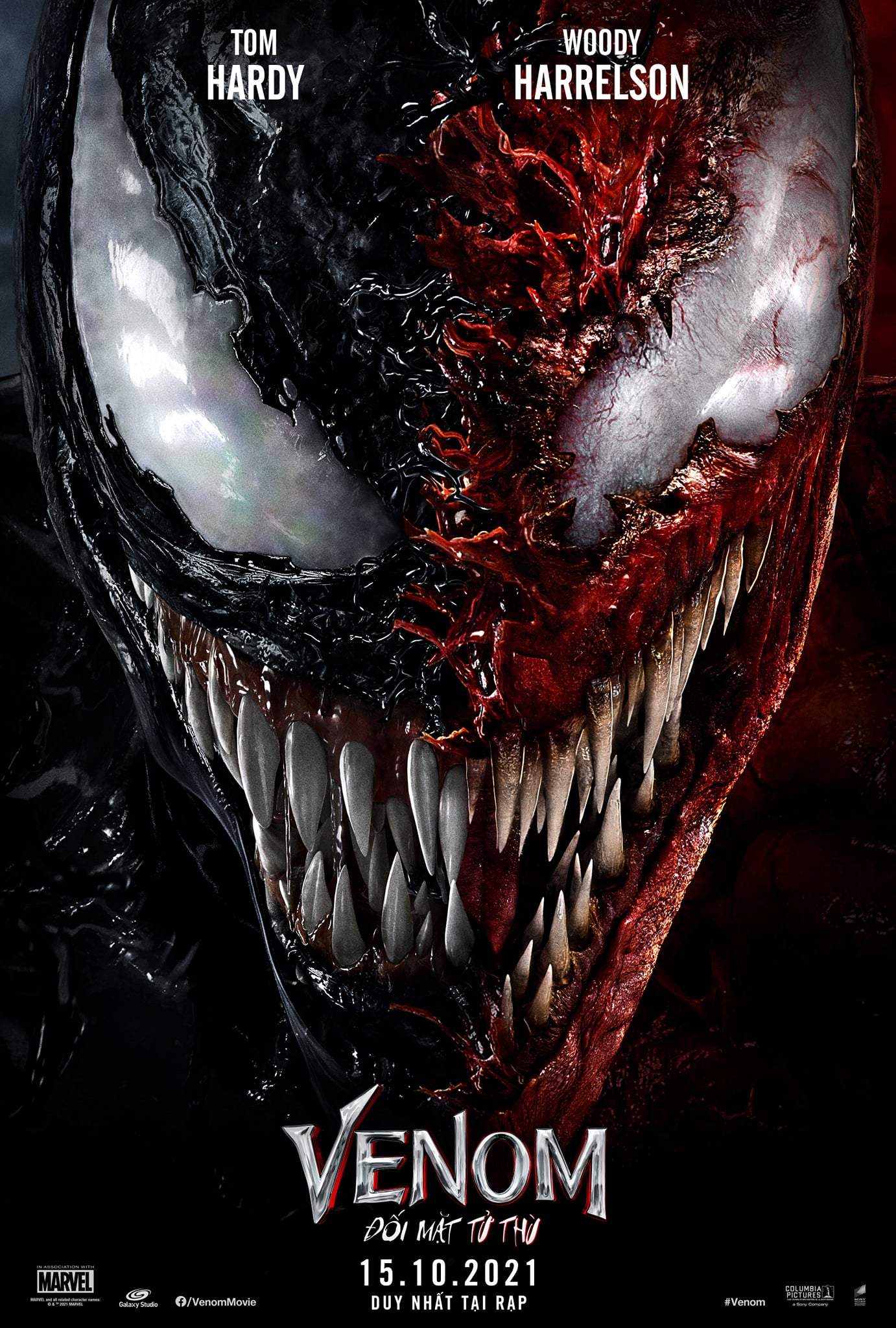 VENOM 2 tung poster hấp dẫn cùng lịch chiếu mới