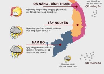 Thời tiết đầu tuần: Miền Bắc có nắng nóng trên 38 độ C, miền Nam mưa dông rải rác Thứ Hai, ngày 04/07/2022 07:21 AM (GMT+7)