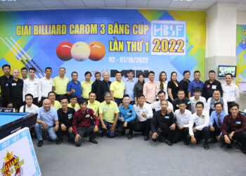 TP.HCM: HBSF tổ chức giải Billiard Carom 3 băng cúp HBSF lần thứ 1 năm 2022