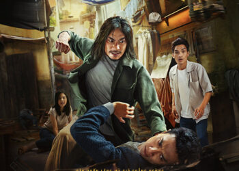Quốc Trường bị Kiều Minh Tuấn và Mạc Văn Khoa song kiếm hợp bích đánh không kiêng nể trong Teaser Poster Kẻ Ẩn Danh
